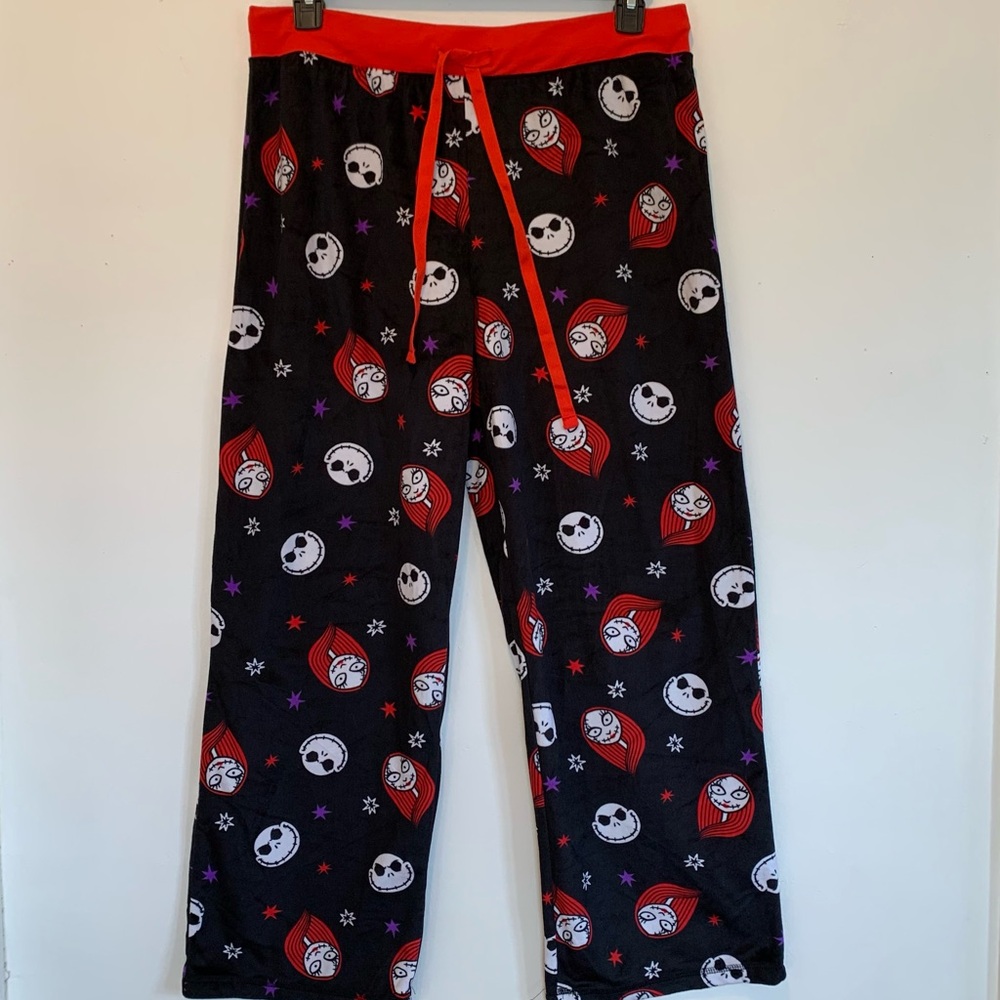 Nightmare Before Christmas Pajama Bottoms Sally Jack Skellington Women’s XL